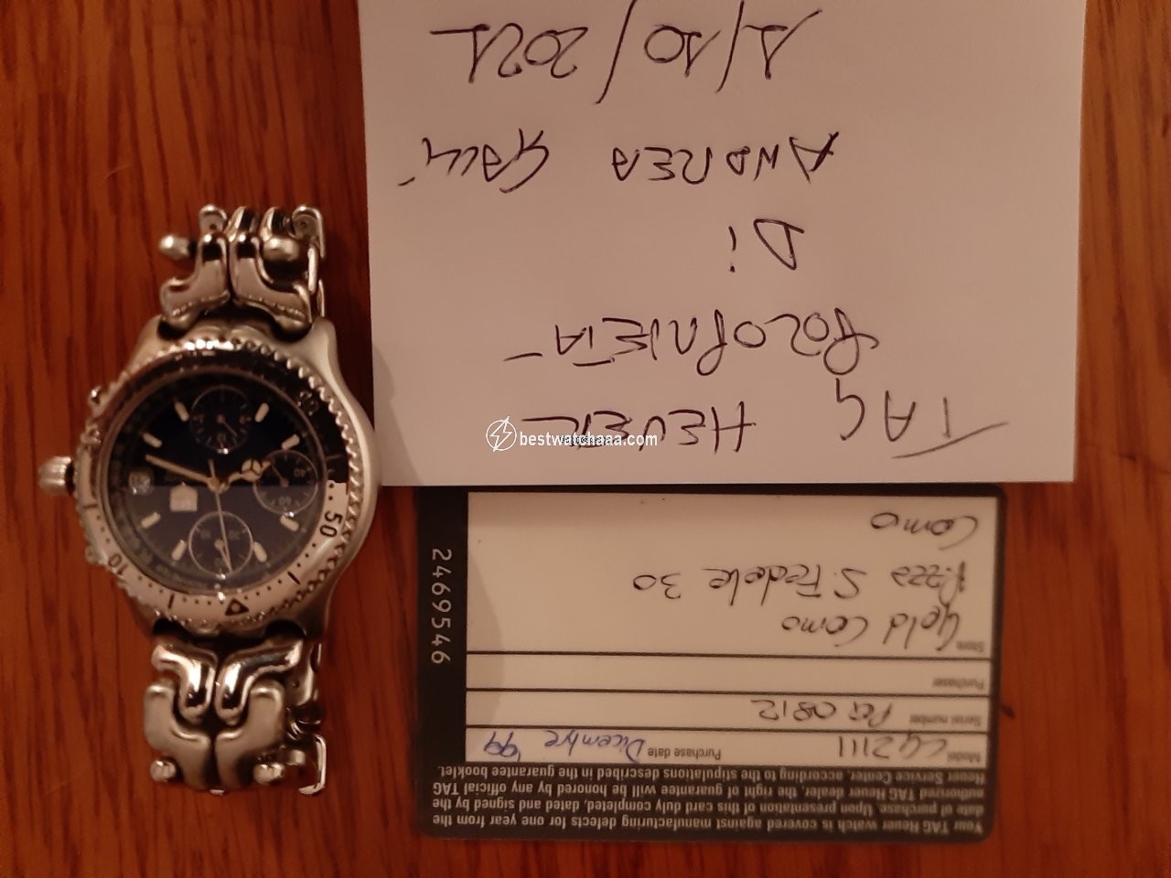 IMG_9086 TAG Heuer Link Quartz Mens watch Unisex Automatic Steel CG2111 3