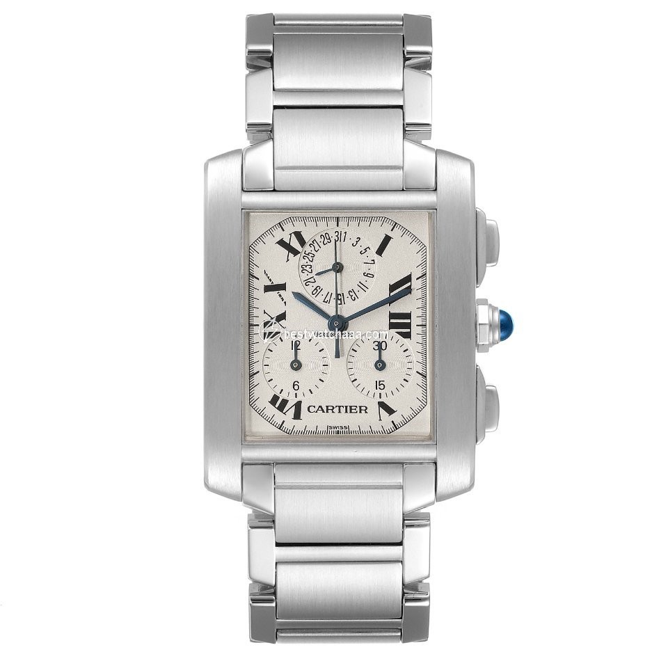 IMG_9086 Cartier Tank Francaise Mens watch Unisex Quartz W51001Q3 3