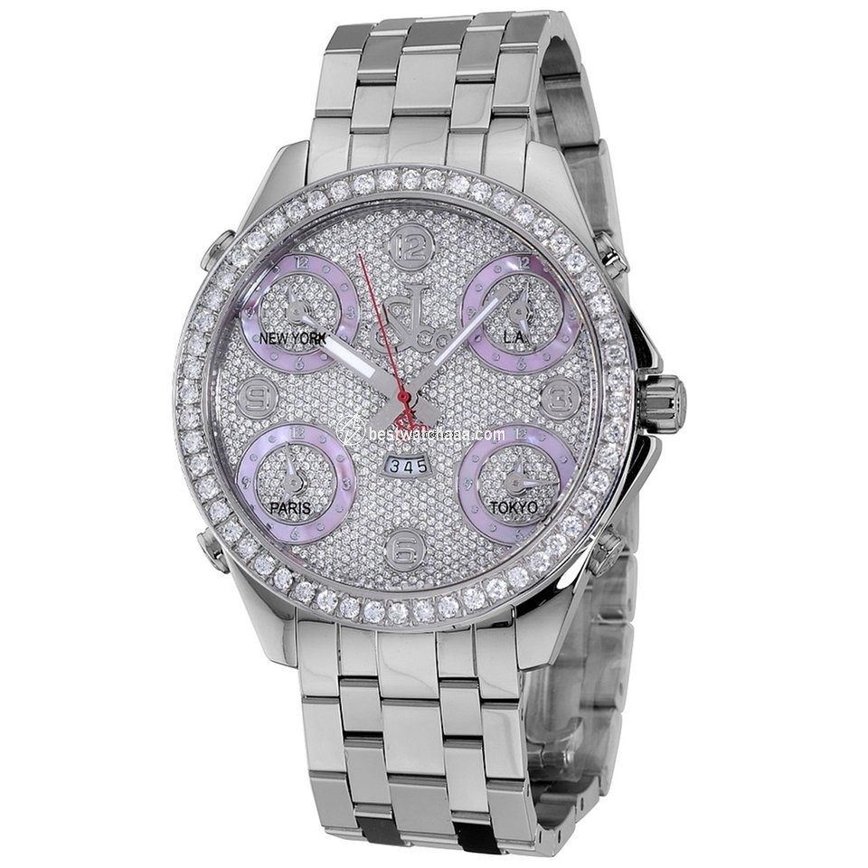IMG_9086 Jacob & Co. Five Time Zone Mens watch Unisex Quartz Steel JC30Y 3