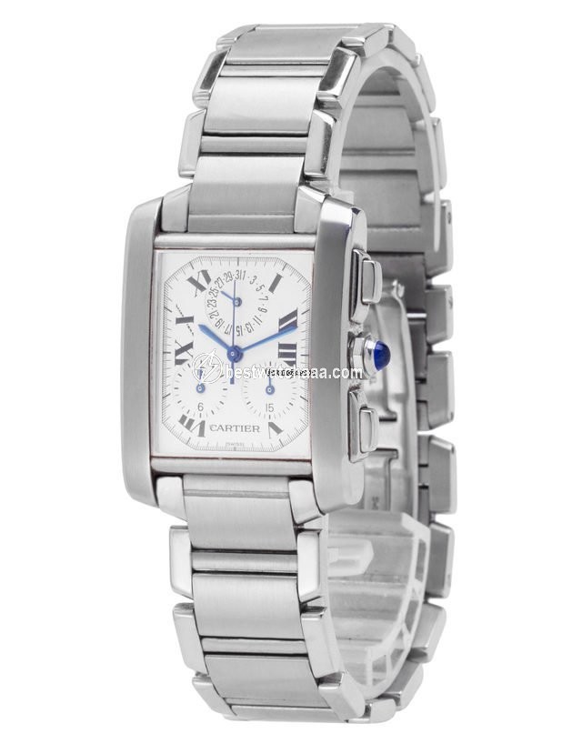 IMG_9086 Cartier Tank Francaise Mens watch Unisex Quartz Steel W51001Q3 2303 3