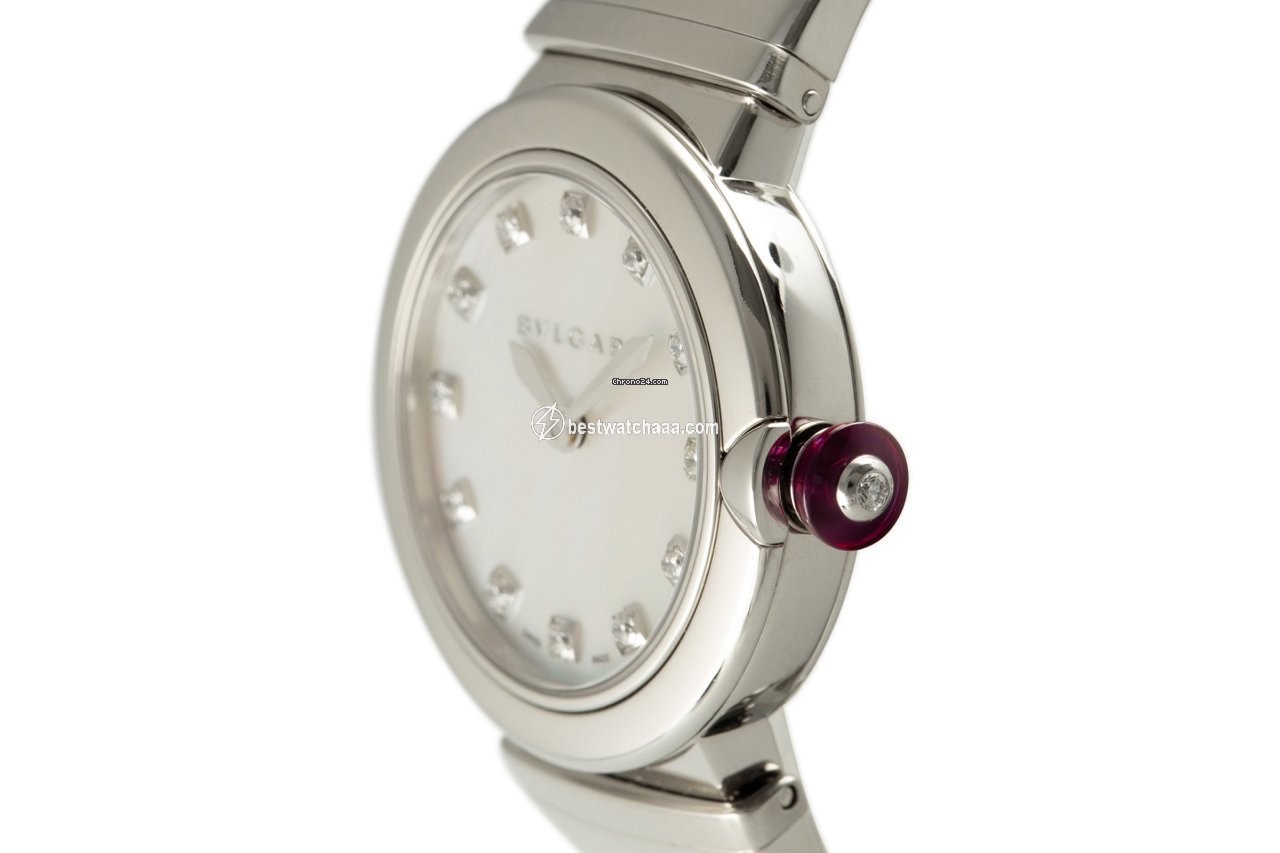 IMG_9086 Bulgari Lucea Womens watch Quartz Steel LU28S 3