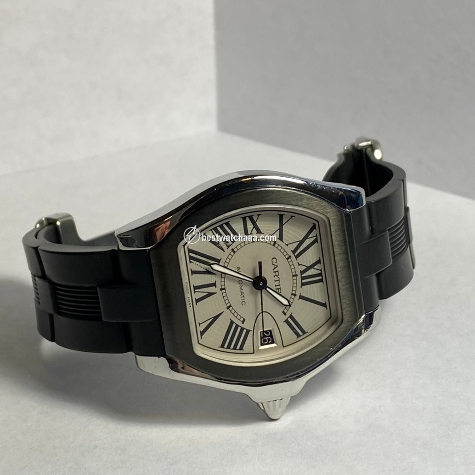 IMG_9086 Cartier Roadster Mens watch Unisex Automatic Steel W6206018 3