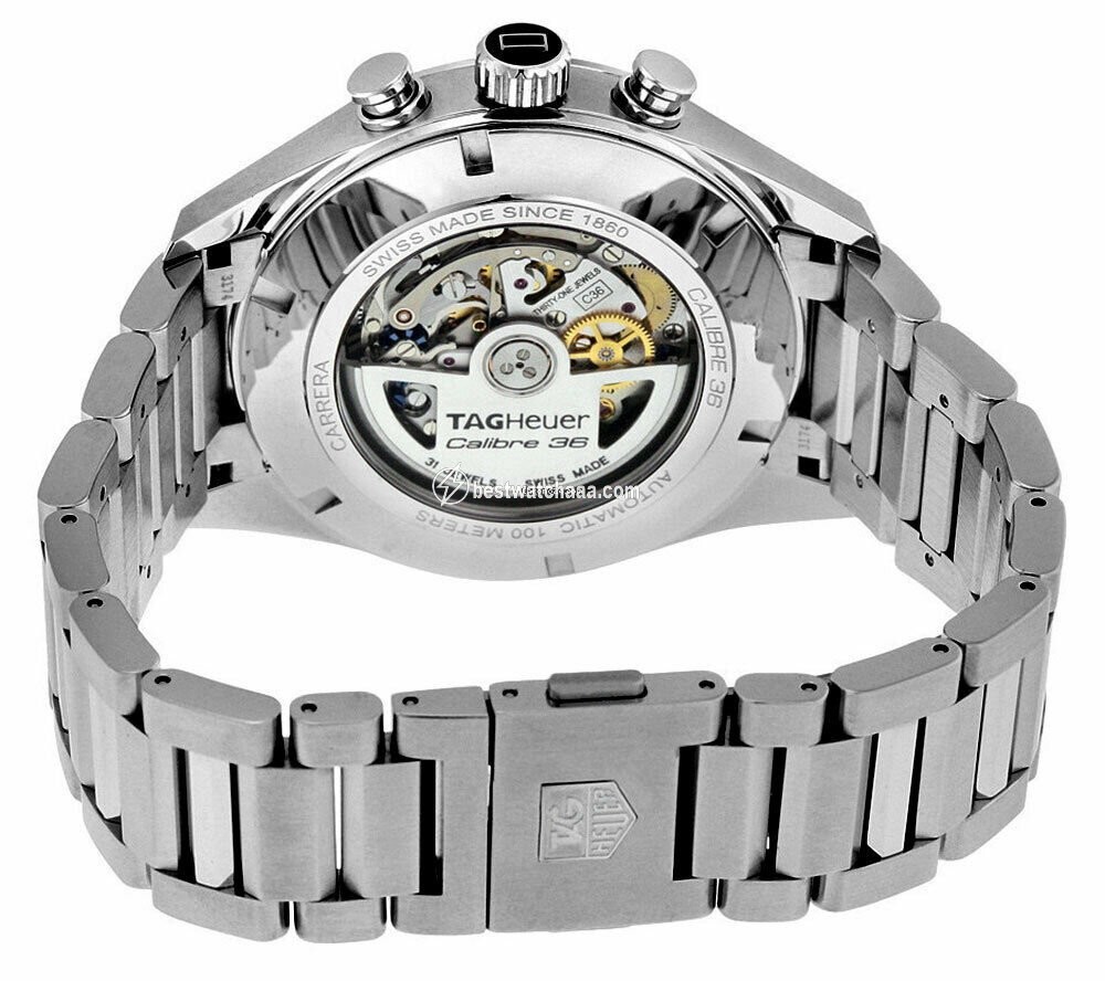 IMG_9086 TAG Heuer Carrera Calibre 36 Automatic Steel CAR2B10.BA0799 CAR2B10BA0799 3