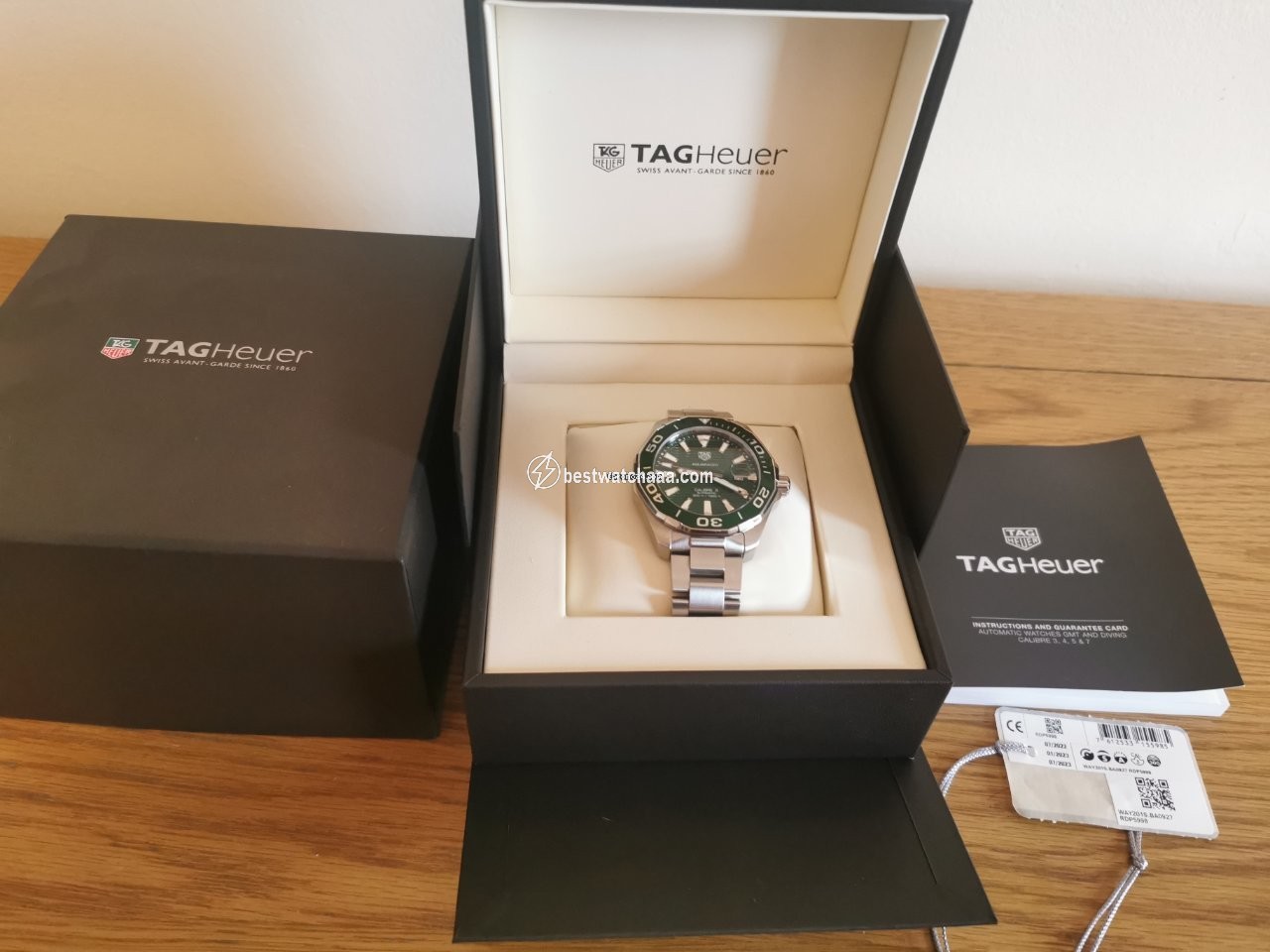 IMG_9086 TAG Heuer Aquaracer 300M Mens watch Unisex Automatic Steel WAY201S.BA0927 3