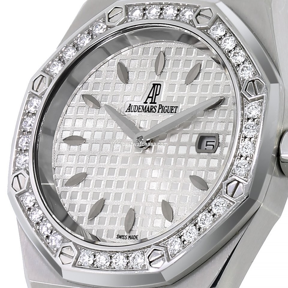 IMG_9086 Audemars Piguet Royal Oak Lady Womens watch Quartz Steel 67651ST.ZZ.D002CR.01 3