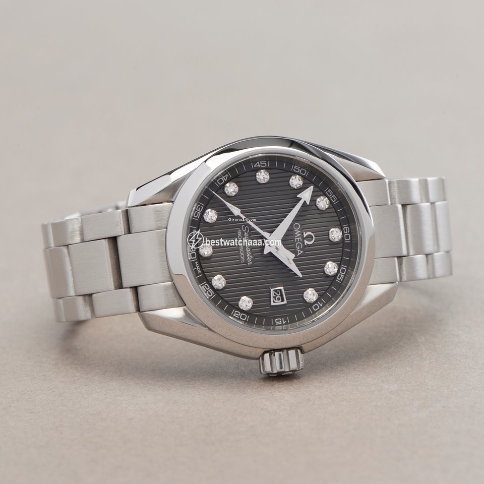 IMG_9086 Omega Seamaster Aqua Terra Womens watch Quartz Steel 23110306156001 3