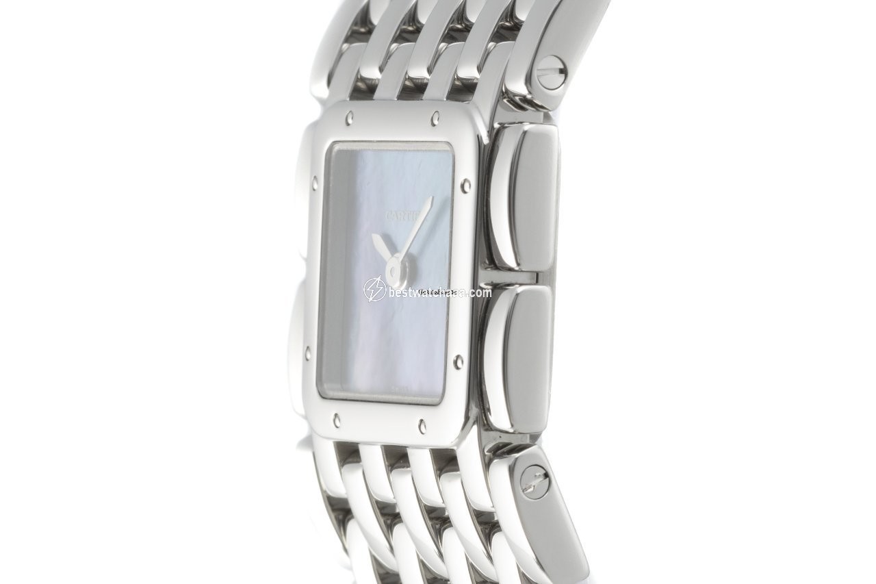 IMG_9086 Cartier Panthere Womens watch Quartz Steel 2420 3