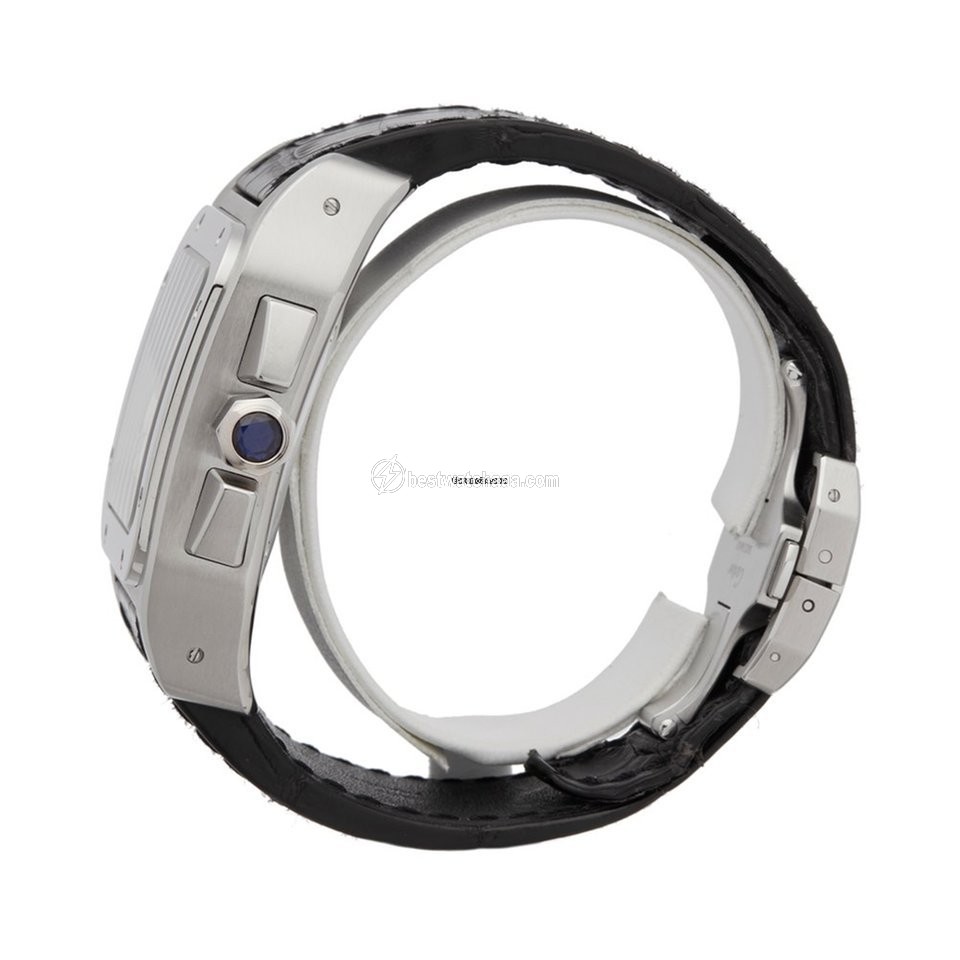 IMG_9086 Cartier Santos 100 Mens watch Unisex Automatic Steel 2740 3