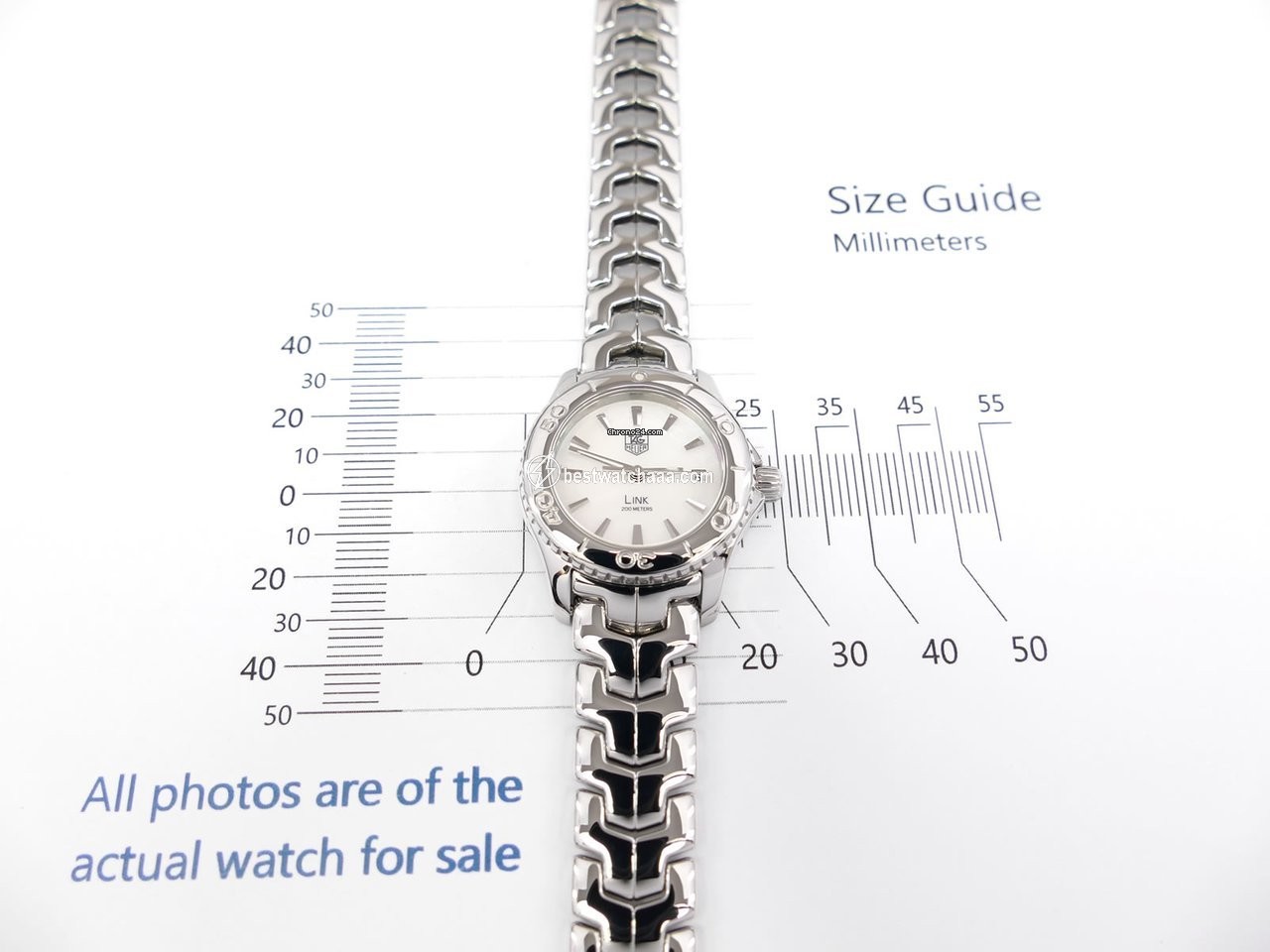 IMG_9086 TAG Heuer Link Lady Womens watch Quartz Steel WJ1313.BA0572 3