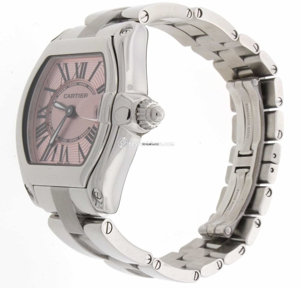 IMG_9086 Cartier Roadster Mens watch Unisex Quartz Steel W62017V3 2675 3