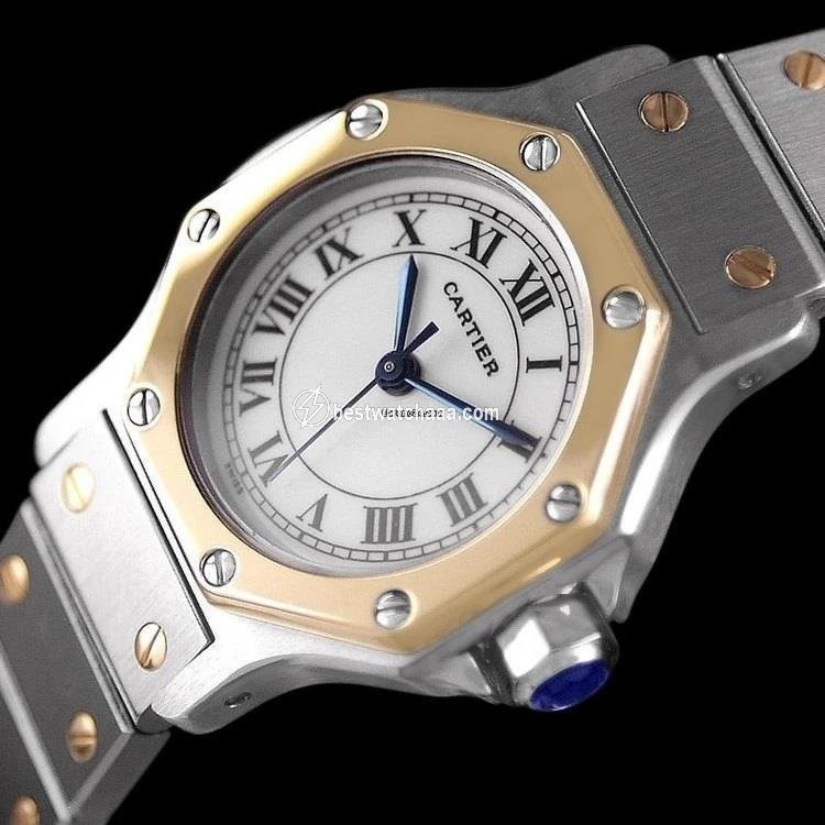 IMG_9086 Cartier Womens watch Automatic Gold Steel 8350ST 3
