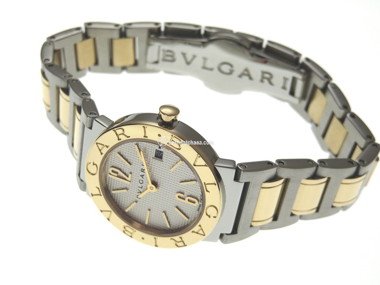 IMG_9086 Bulgari Bulgari Womens watch Quartz Gold Steel BB26WSGD N 3