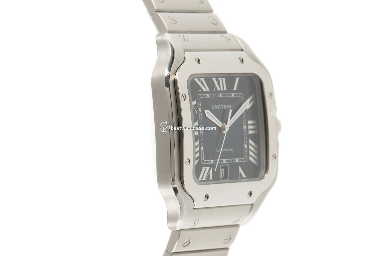IMG_9086 Cartier Santos Mens watch Unisex Automatic Steel WSSA0030 3