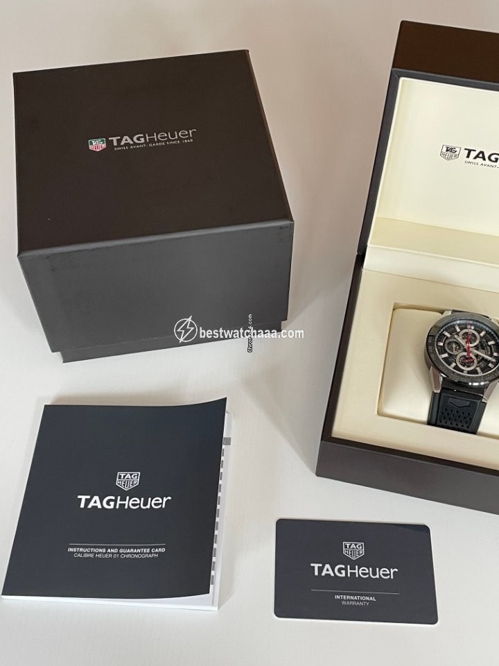 IMG_9086 TAG Heuer Carrera Calibre HEUER 01 Mens watch Unisex Automatic Steel CAR2A1Z.FT6044 3