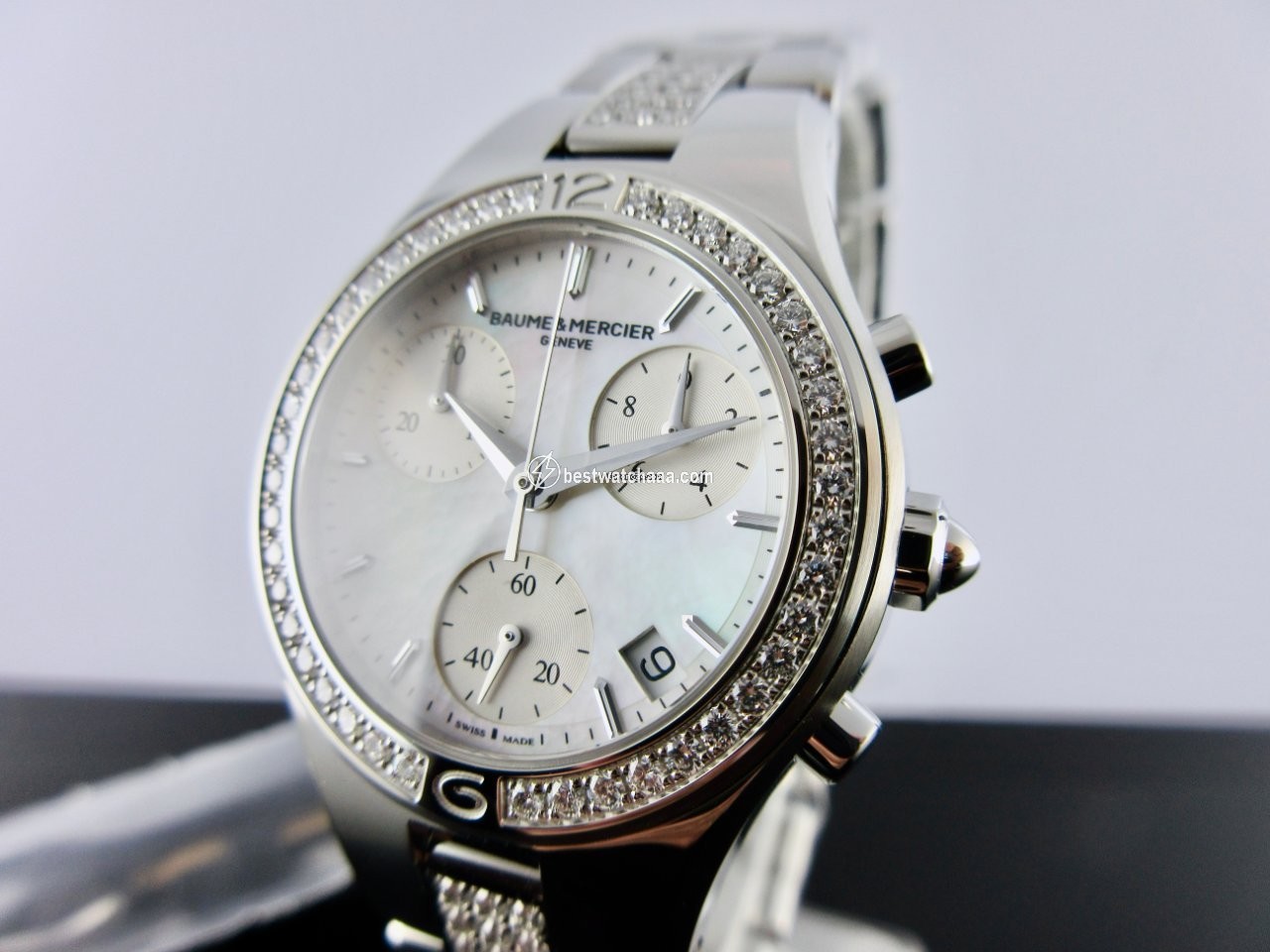 IMG_9086 Baume & Mercier Linea Womens watch Quartz Steel MOA10017 3