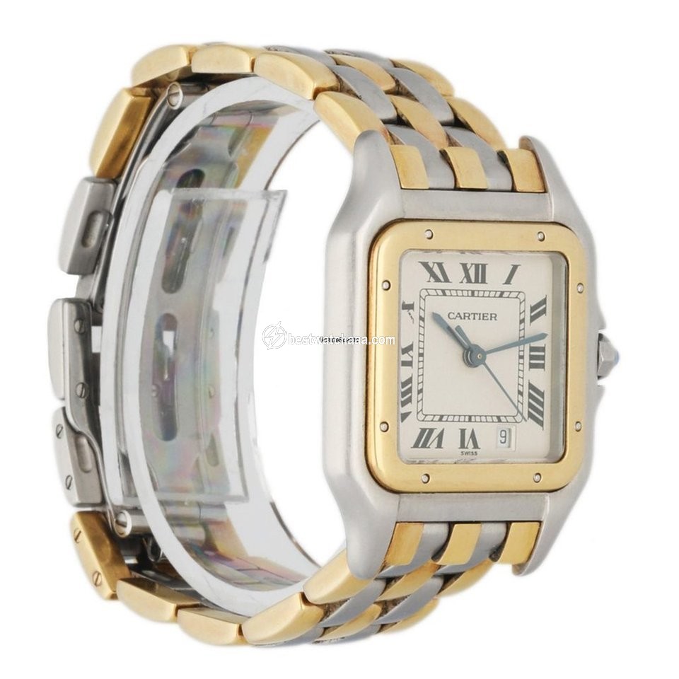 IMG_9086 Cartier Panthere Womens watch Quartz Steel 187949 3