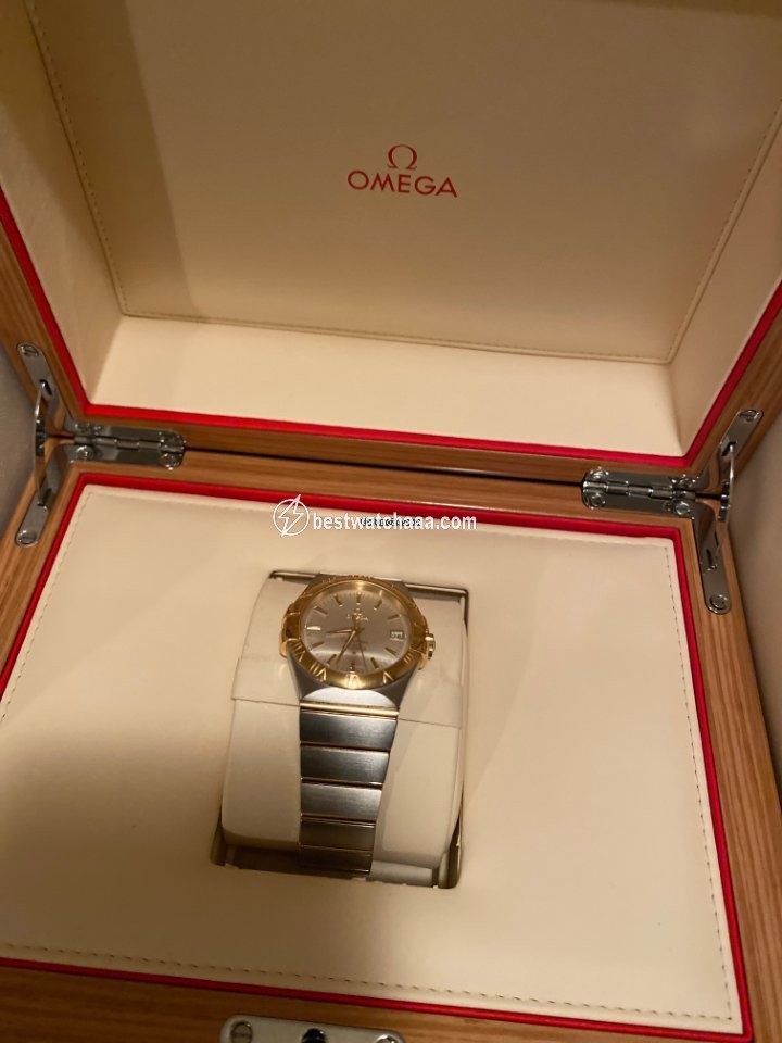 IMG_9086 Omega Constellation Ladies Womens watch Automatic Gold Steel 123.20.35.20.02.002 3