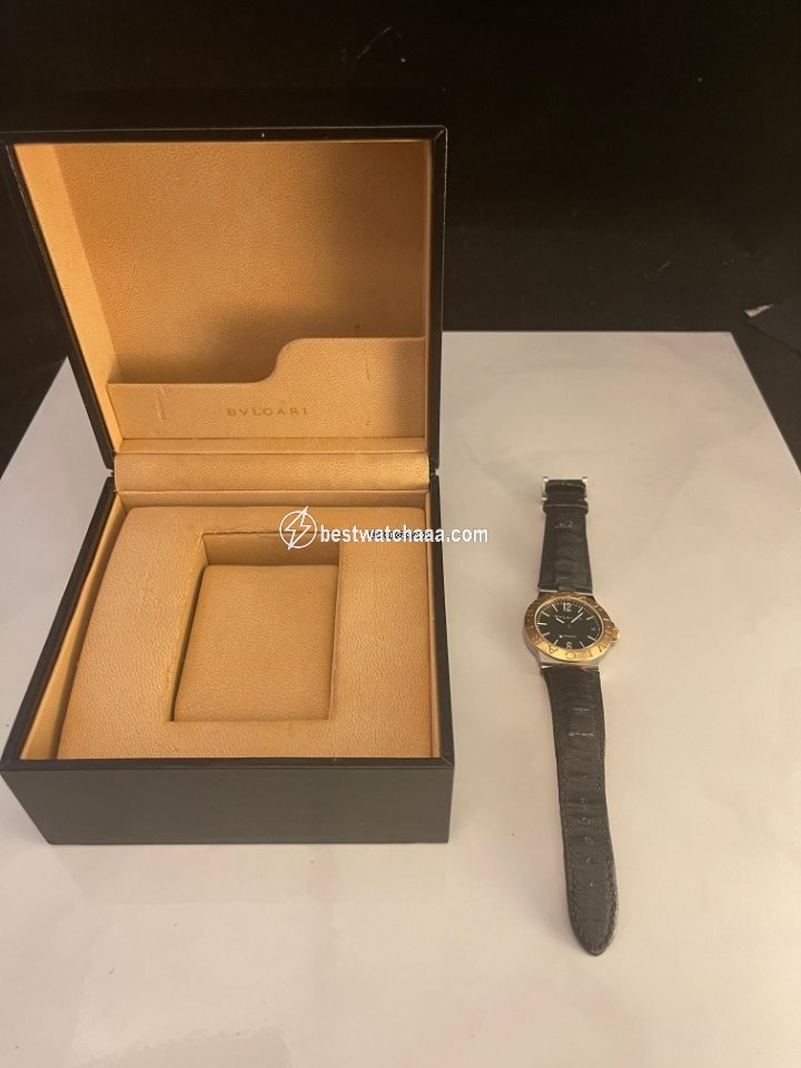 IMG_9086 Bulgari Diagono Mens watch Unisex Automatic Gold Steel LC35SG 3