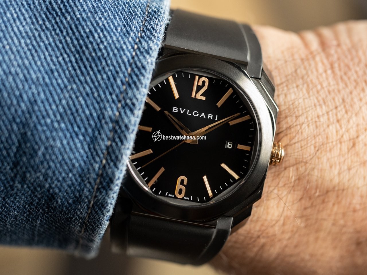 IMG_9086 Bulgari Octo Mens watch Unisex Automatic Ceramic 102581-6641 3