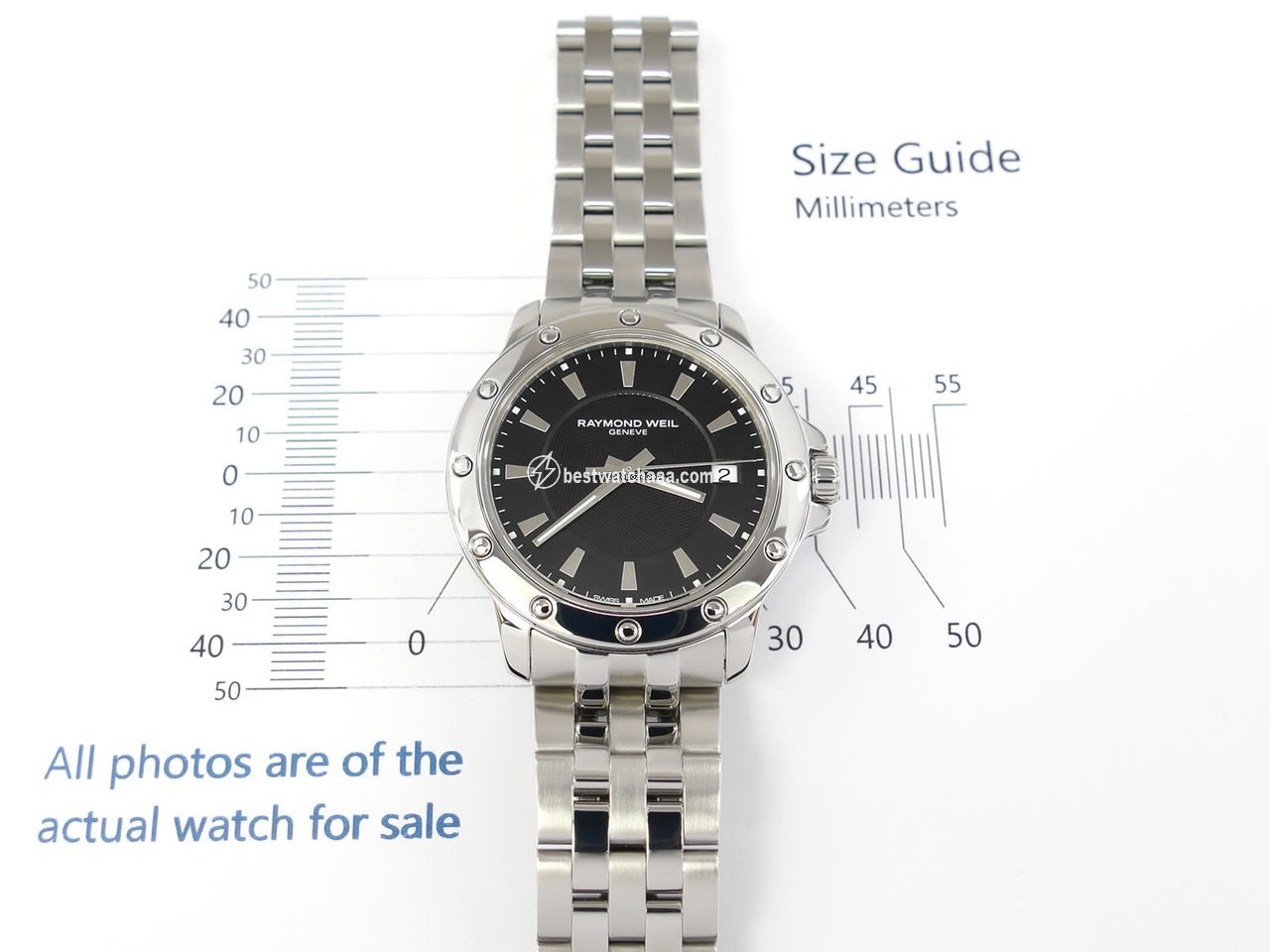 IMG_9086 Raymond Weil Tango Mens watch Unisex Quartz Steel 5399-ST-00995 3