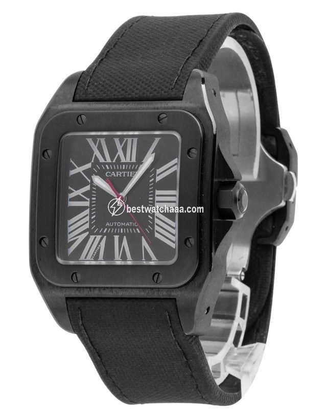 IMG_9086 Cartier Santos 100 Mens watch Unisex Automatic Steel WSSA0006 3774 3