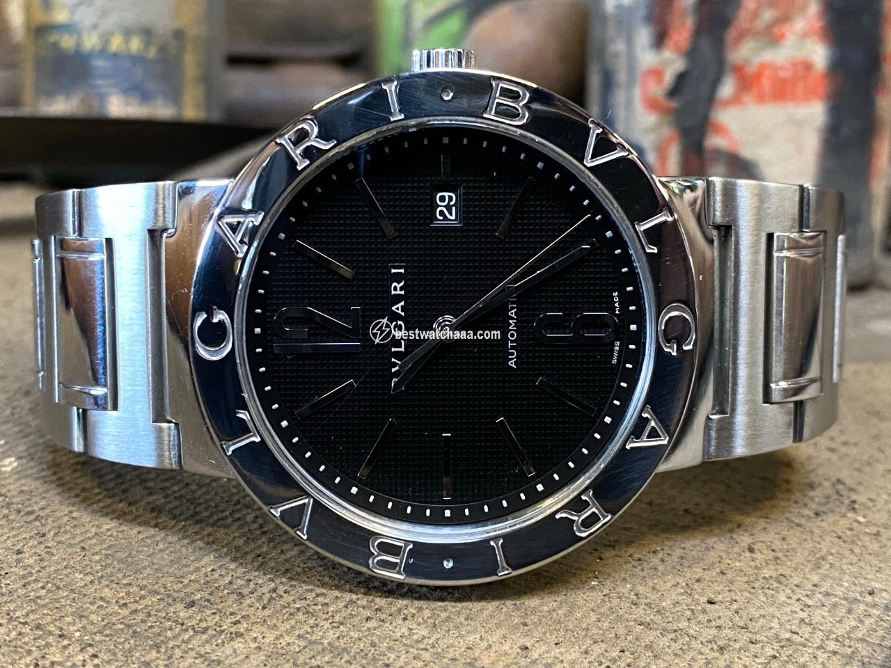 IMG_9086 Bulgari Bulgari Mens watch Unisex Automatic Steel BB 42 SS AUTO 3