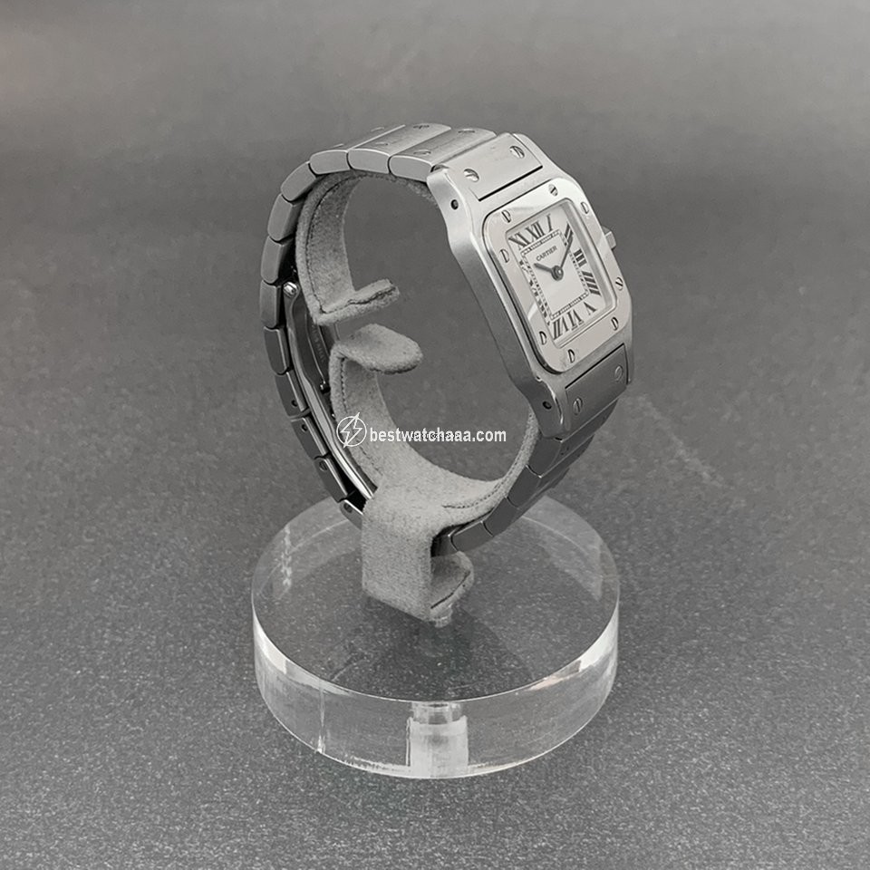 IMG_9086 Cartier Santos Galbee Womens watch Quartz Steel W20017D6 3