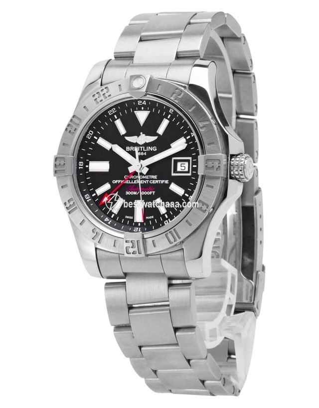 IMG_9086 Breitling Avenger II GMT Mens watch Unisex Automatic Steel A32390111B1A1 3