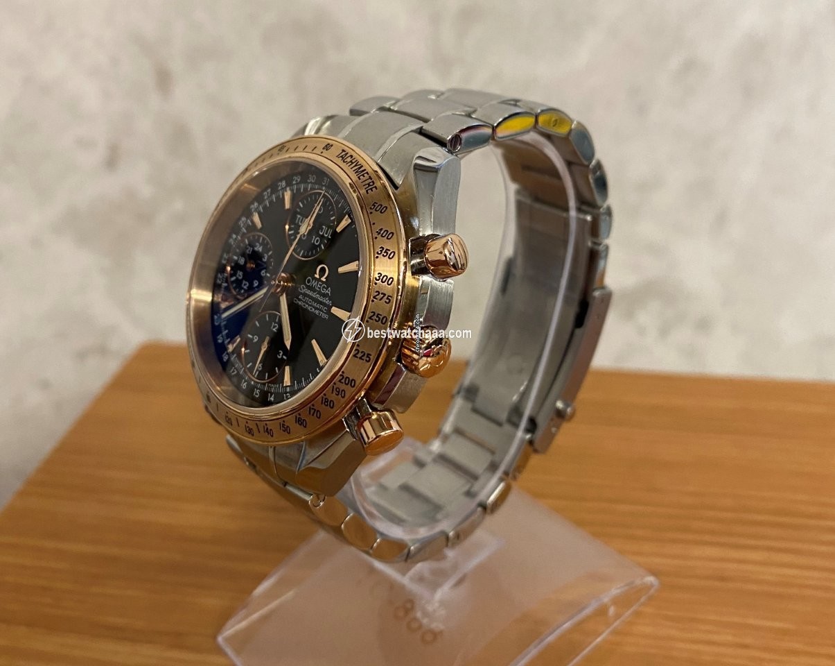 IMG_9086 Omega Speedmaster Day Date Mens watch Unisex Automatic Gold Steel 323.21.40.44.01.001 3