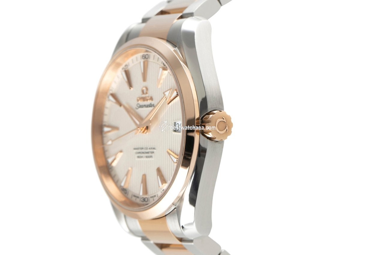 IMG_9086 Omega Seamaster Aqua Terra Mens watch Unisex Automatic Gold Steel 231.20.42.21.02.001 3