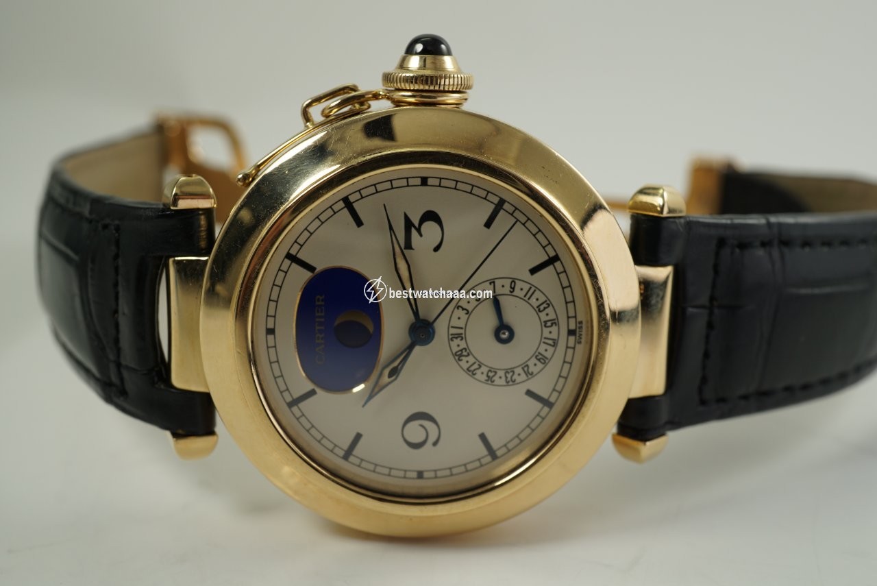 IMG_9086 Cartier Pasha Mens watch Unisex Quartz Yellow gold 30001 3