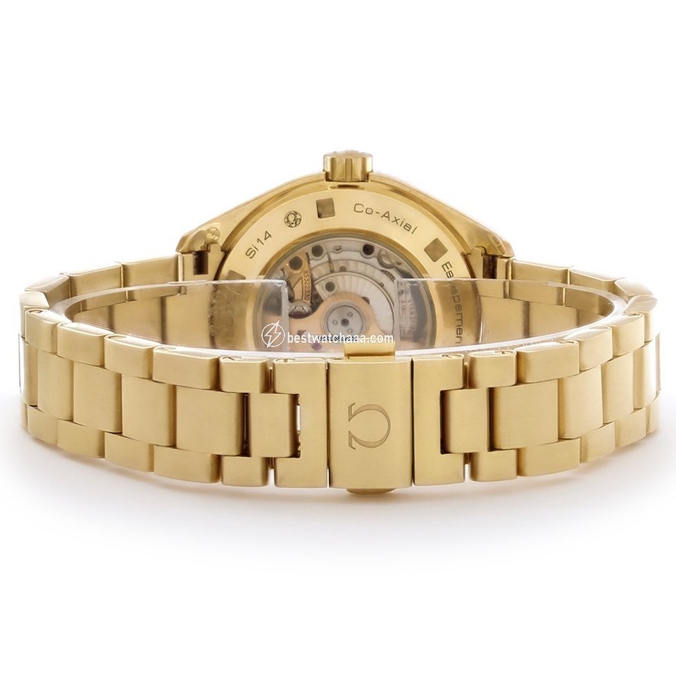 IMG_9086 Omega Seamaster Aqua Terra Womens watch Automatic Yellow gold 231.50.34.20.01.001 3