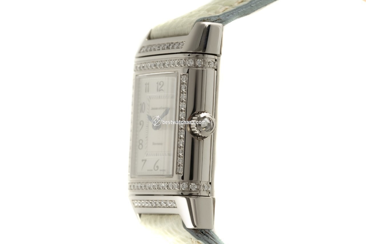 IMG_9086 Jaeger-LeCoultre Reverso Duetto Womens watch Manual winding White gold 266.3.44 3