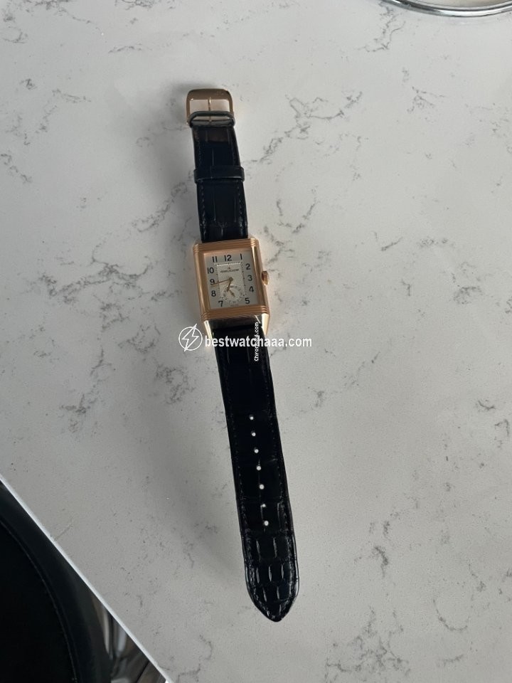 IMG_9086 Jaeger-LeCoultre Reverso Duoface Mens watch Unisex Manual winding Rose gold 3842520 3