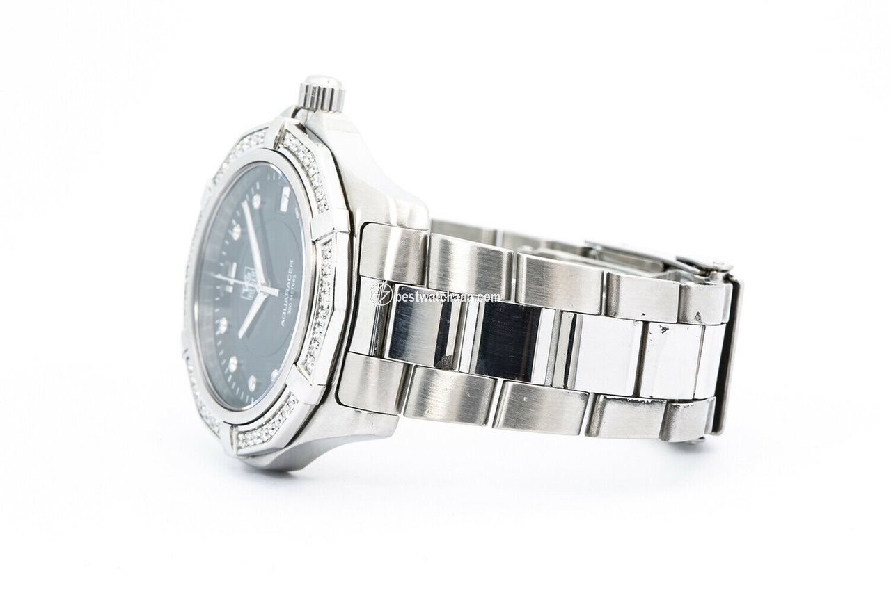 IMG_9086 TAG Heuer Aquaracer 300M Mens watch Unisex Quartz Steel WAF111D 3