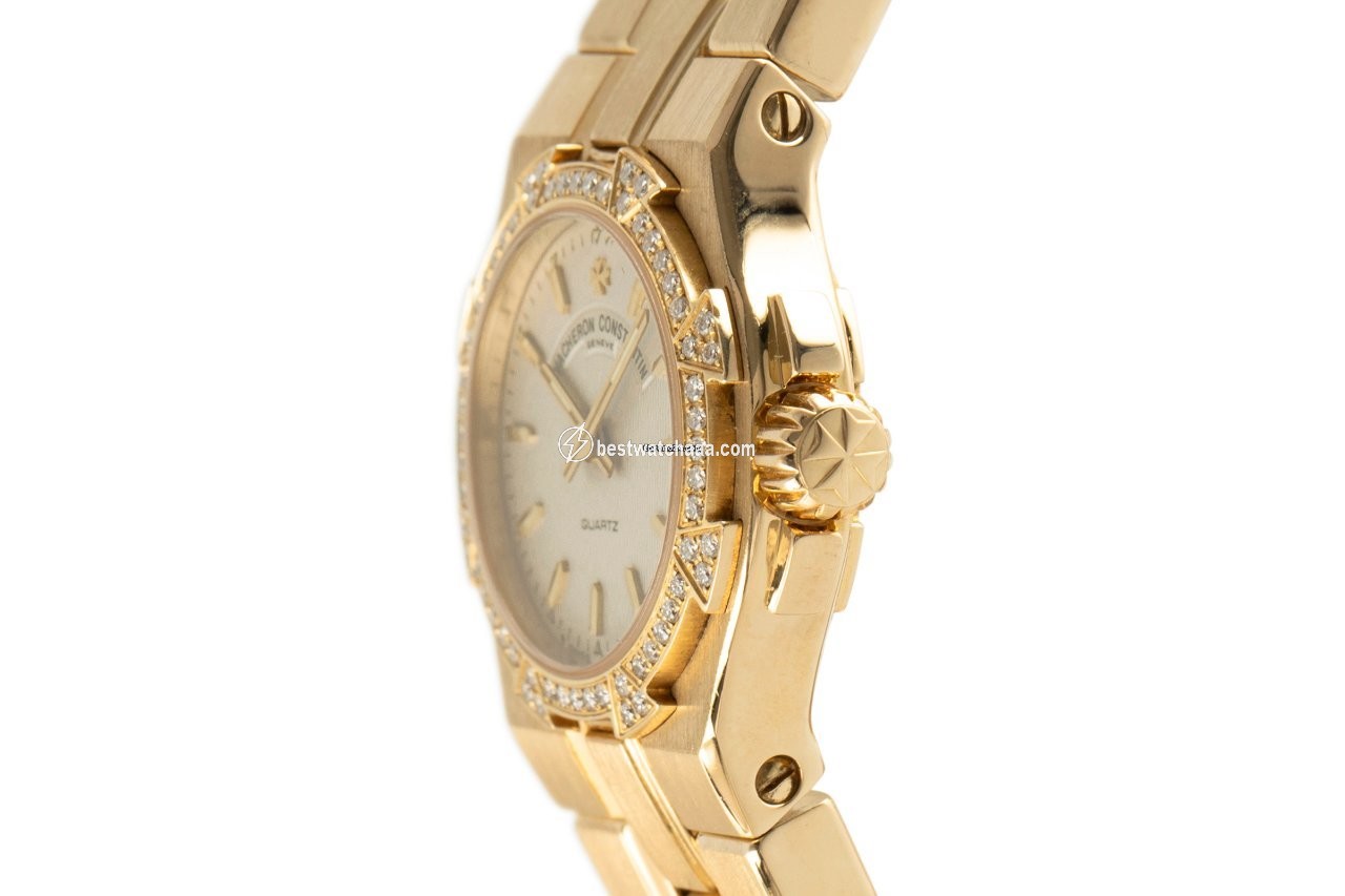 IMG_9086 Vacheron Constantin Overseas Womens watch Quartz Yellow gold 12050 3