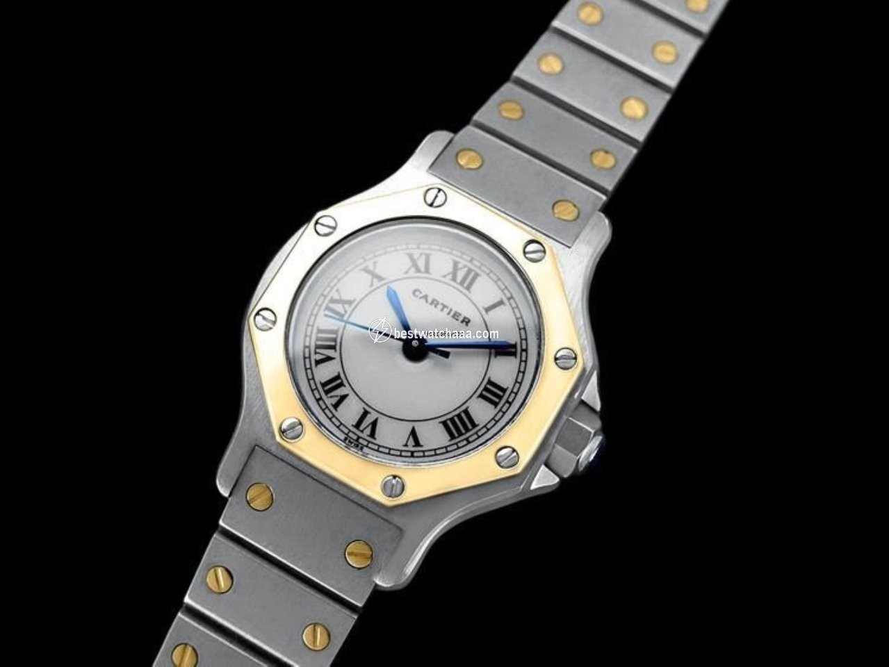 IMG_9086 Cartier Mens watch Unisex Automatic Gold Steel 8437ST 3
