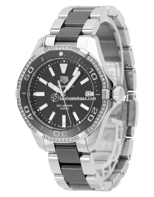 IMG_9086 TAG Heuer Aquaracer Lady Mens watch Unisex Quartz Steel WAY131G.BA0913 3
