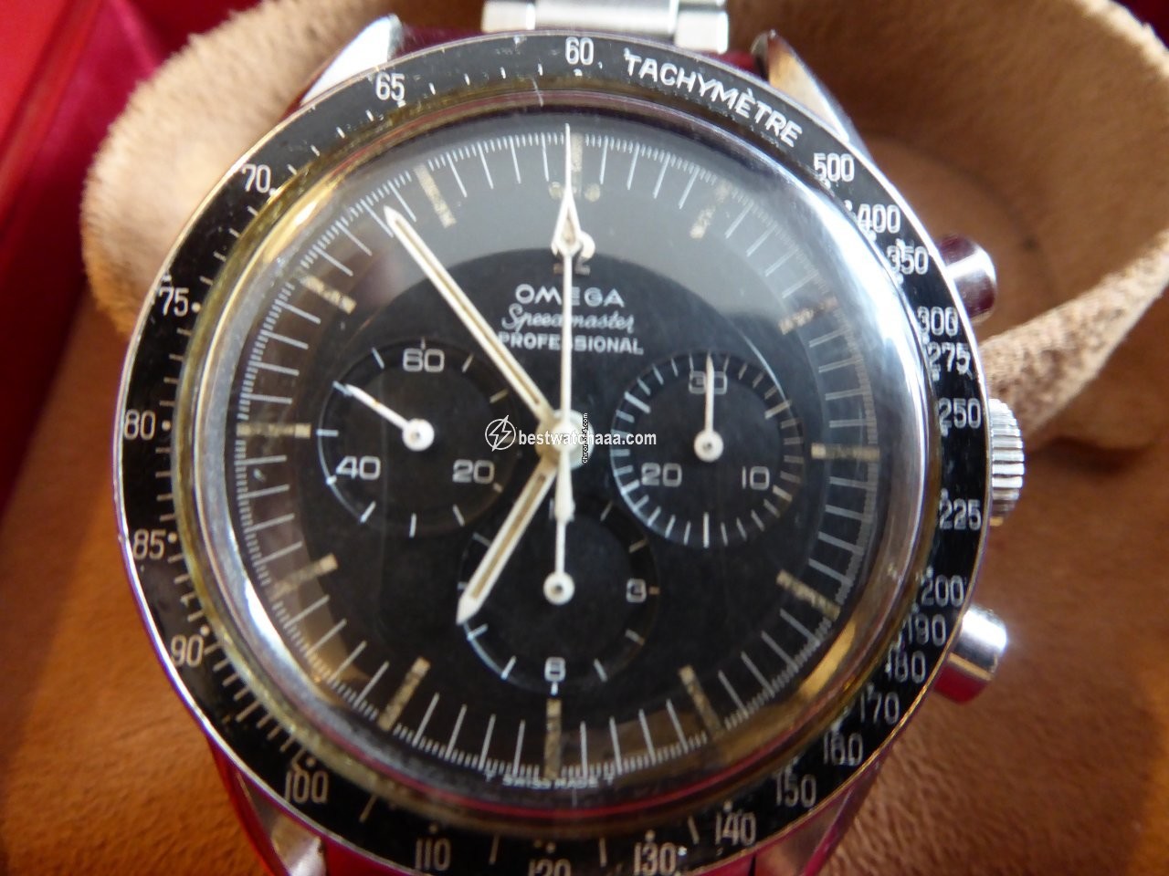 IMG_9086 Omega Speedmaster Professional Moonwatch Mens watch Unisex Manual winding Steel 105 012 64 3