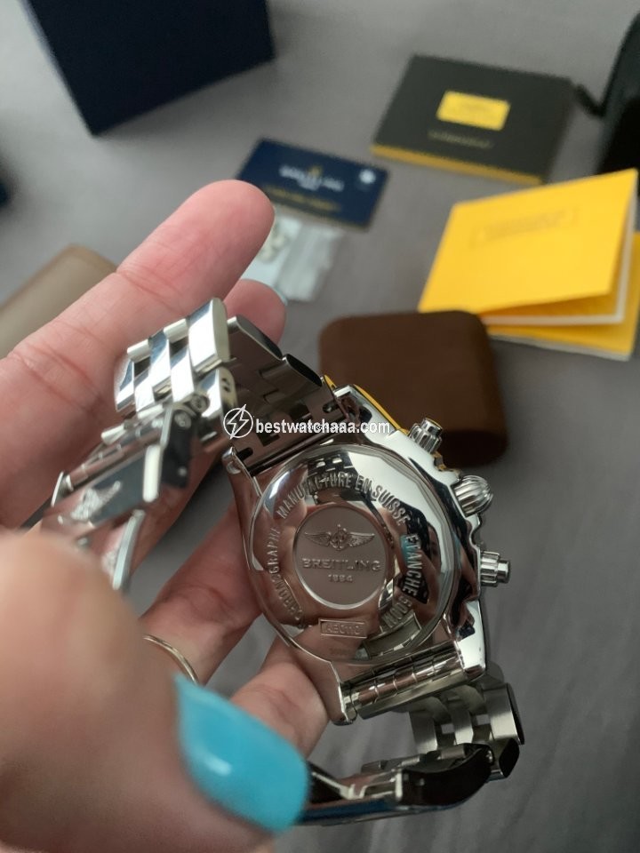 IMG_9086 Breitling Chronomat 44 Mens watch Unisex Automatic Steel AB011012 G684-375A 3