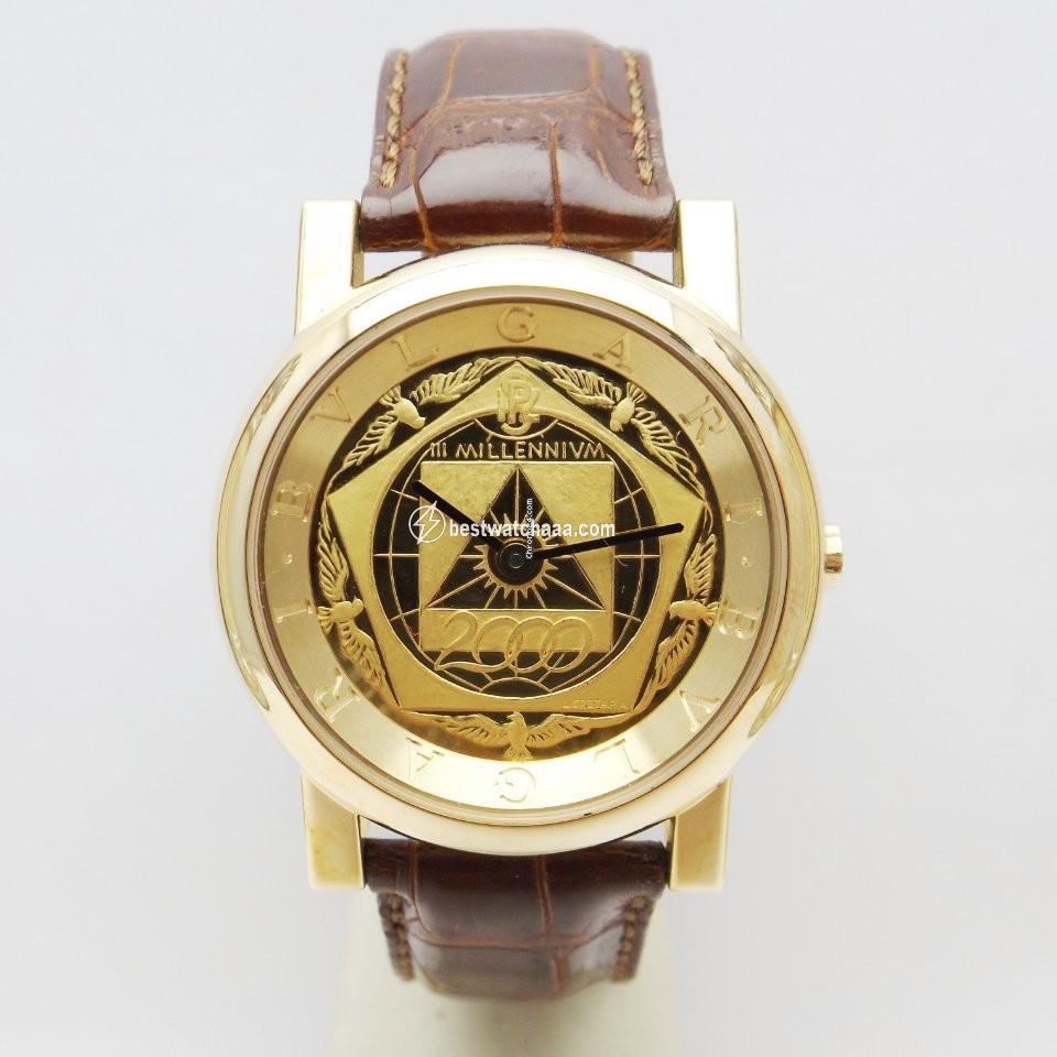 IMG_9086 Bulgari Mens watch Unisex Automatic Yellow gold AT35GL 3