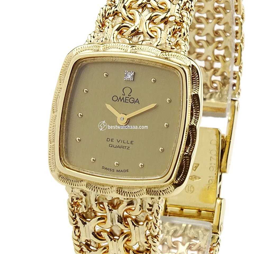 IMG_9086 Omega De Ville Womens watch Quartz Yellow gold 9170 3