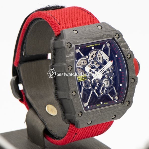 IMG_9086 Richard Mille RM 035 Mens watch Unisex Manual winding Carbon RM035-01 3