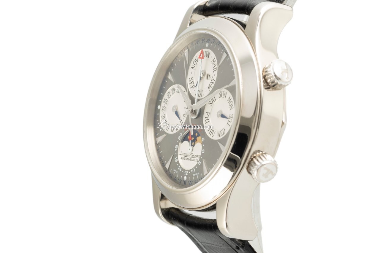 IMG_9086 Jaeger-LeCoultre Master Memovox Mens watch Unisex Automatic White gold 146.3.95 3