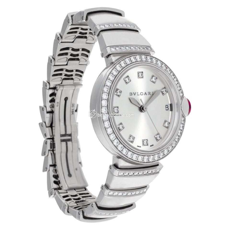 IMG_9086 Bulgari Lucea Womens watch Automatic White gold LU W 33 G 3