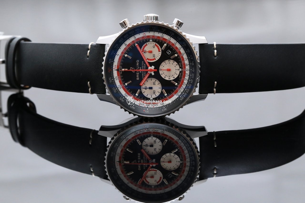 IMG_9086 Breitling Navitimer 1 B01 Chronograph 43 Mens watch Unisex Automatic Steel AB01211B1B1X1 3