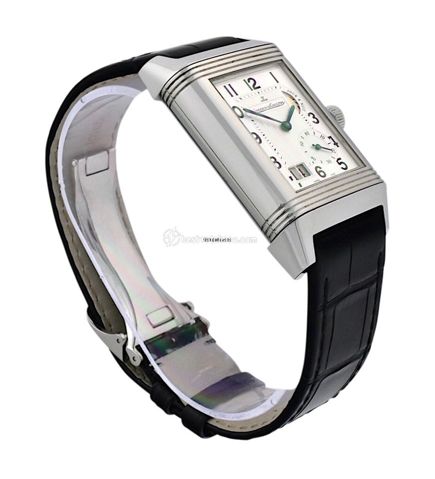 IMG_9086 Jaeger-LeCoultre Reverso Grande Date Mens watch Unisex Manual winding Steel 240.8.18 3