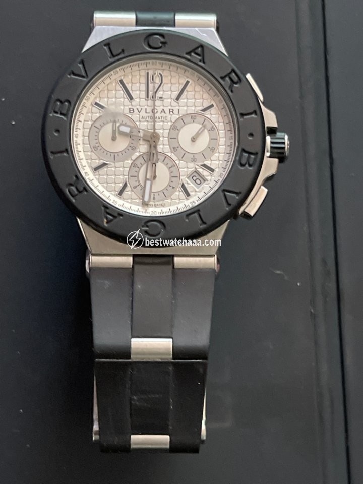 IMG_9086 Bulgari Diagono Mens watch Unisex Automatic Steel DG 42 SV CH 3