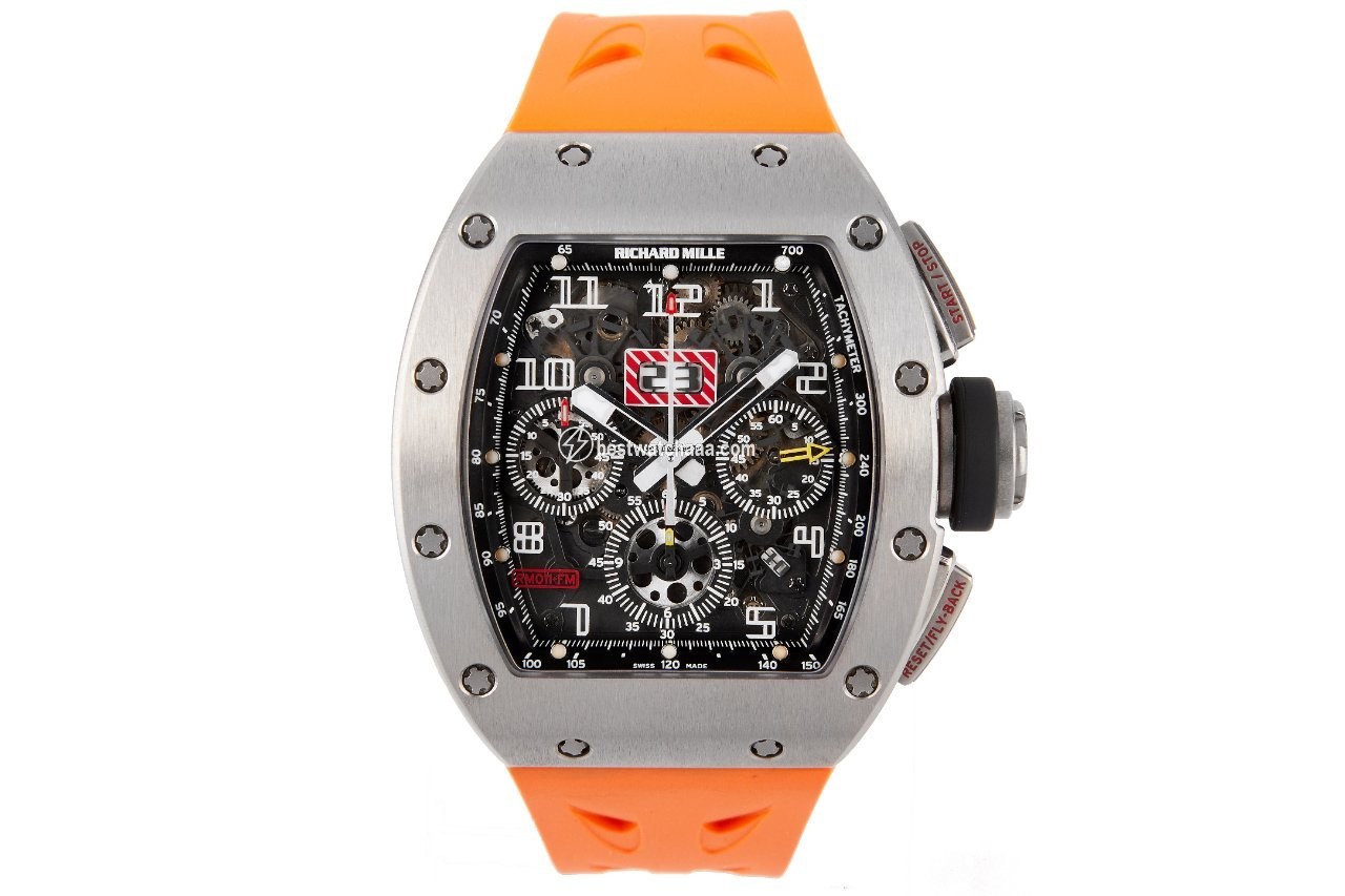 IMG_9086 Richard Mille RM 011 Mens watch Unisex Automatic Titanium RM011-FM 3