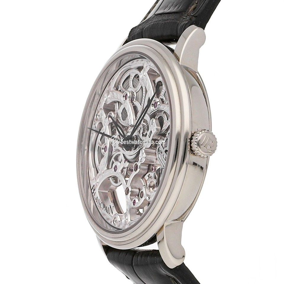 IMG_9086 Blancpain Mens watch Unisex Manual winding White gold 6633-1500-55B 3